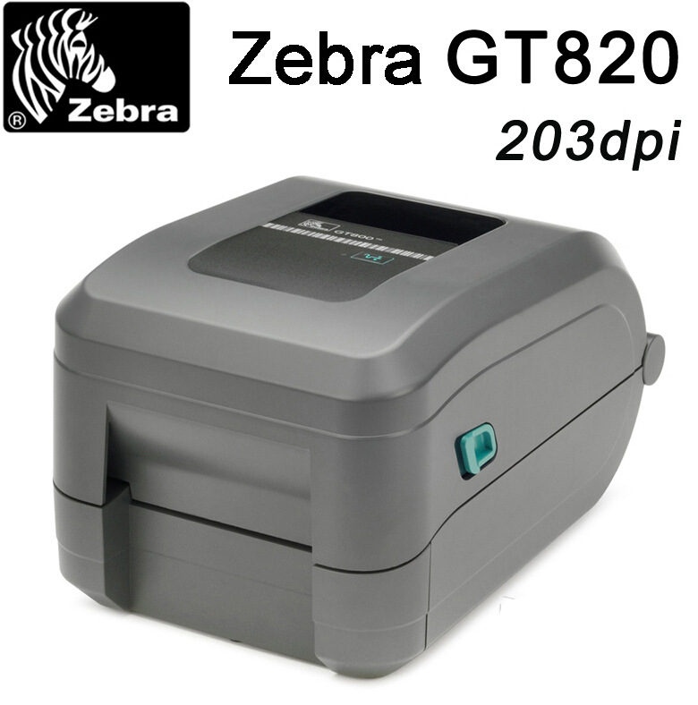 zebra 打印机 斑马GT820打印机 203DPI不干胶标签打印机 zebra GT800打印机升级版
