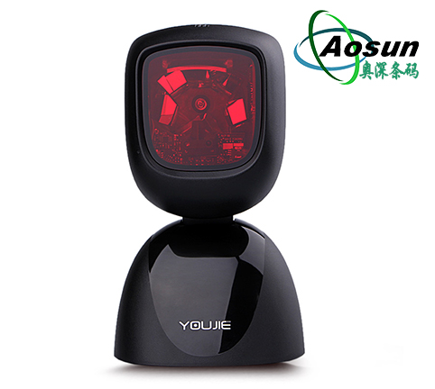 Youjie优解5900商用一维扫描器激光扫描枪红外线扫描器